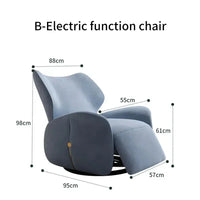 Modern Luxury Electric Recliner Chair for Living Room or Office - Comfortable Lounge Chaise with Reclining Feature
