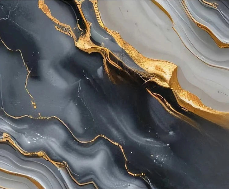 Custom Modern Abstract Marble Wallpaper Mural 3D Wallcoverings Elegant Wall Art Decor Background for Living Room Bedroom Office