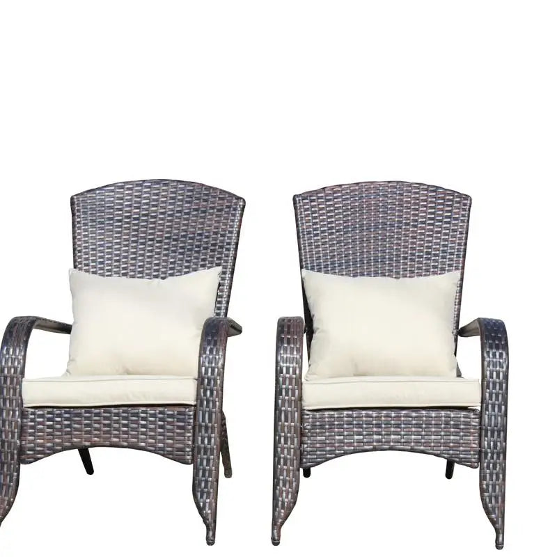 Beige Cushioned Patio Chair for Outdoor Comfort and Style