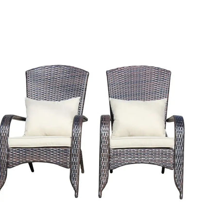 Beige Cushioned Patio Chair for Outdoor Comfort and Style