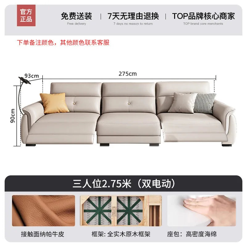Minimalist Single Electric Sofas Gray European Smart Massage Living Room Sofas Modern Style Sofa Wohnzimmer Furniture For Home