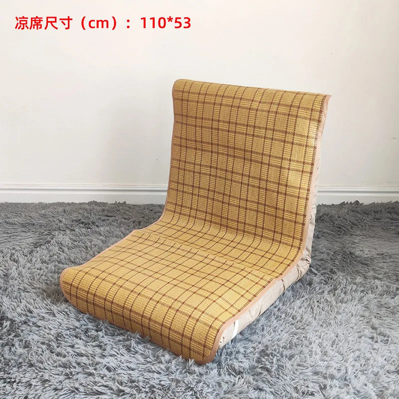 Lazy sofa single tatami bedroom balcony dormitory small sofa bed back chair folding cute floor chair