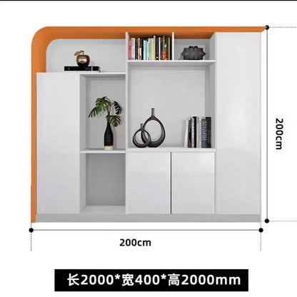 Modern simple class desk baking paint general manager boss table atmospheric office light luxury fashion desk boss table