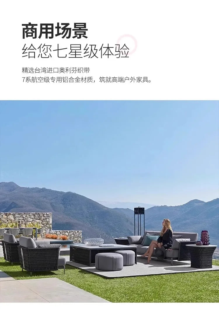 Advanced Luxury Outdoor Sofas Simplicity Creative New Style Garden Sofas Villa Party Accent Furniture Arredo Giardino Lshysf