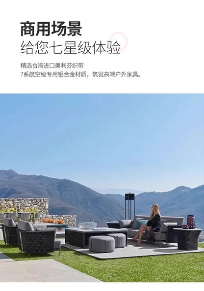 Advanced Luxury Outdoor Sofas Simplicity Creative New Style Garden Sofas Villa Party Accent Furniture Arredo Giardino Lshysf