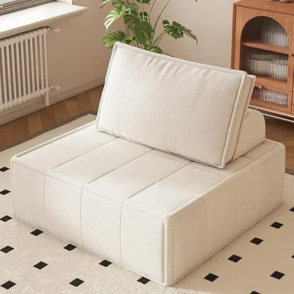 Modular Sectional Sofa, Corduroy Lounge Sofa with Movable Cushions, Modular Couch for  Living Room, Bedroom, Apartment