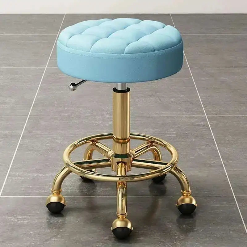 Hairdresser Furniture Barber Shop Chair Hair Chairs Salon Folding Stool Tabouret Roulette Aesthetics Beauty Ergonomic Chair