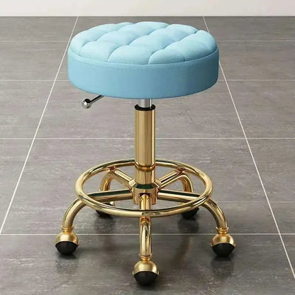 Hairdresser Furniture Barber Shop Chair Hair Chairs Salon Folding Stool Tabouret Roulette Aesthetics Beauty Ergonomic Chair