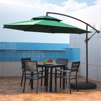 Waterproof Garden Cantilever Hanging Patio Umbrella & Bases Banana Cantilever Umbrella for Outdoor Garden
