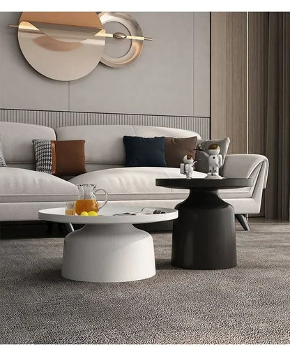 Circular Coffee Tables Nordic Living Room Center Table Modern Side Tea Table Portable Simple Bedroom Nightstand Home Furniture