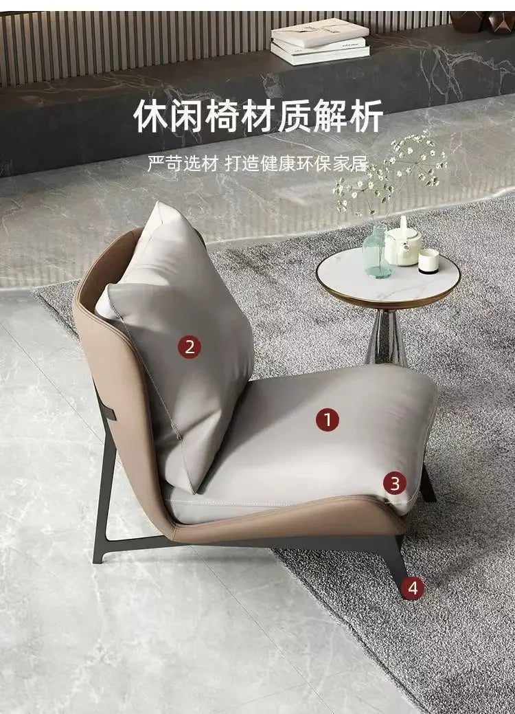 Single Chair Sofa Dining Armrest Chairs Black Yellow Upholstered Armchair Living Room Upholstery Replacement Salon Furniture