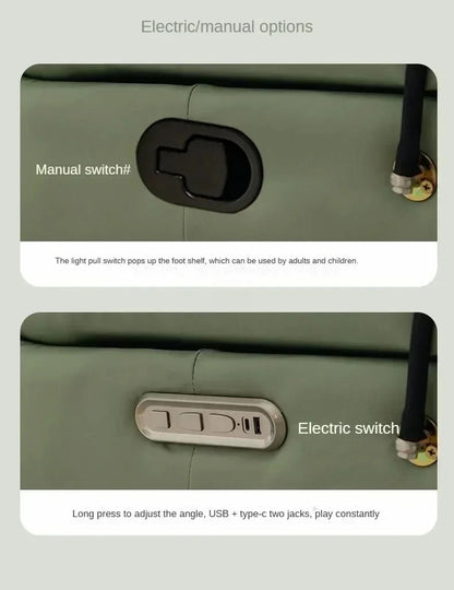 Lazy Sofa First-class Leisure Sofa Electric Intelligent Multifunctional Living Room Single Person Sofa Can Sleep and Lie Down