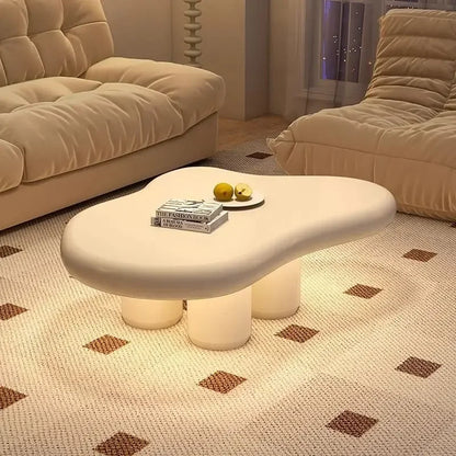 Clouds Tea Table House Lonely Wind Nordic Home Living Room Small Apartment Shaped Cream Simple Modern Tea Coffee Table Furniture