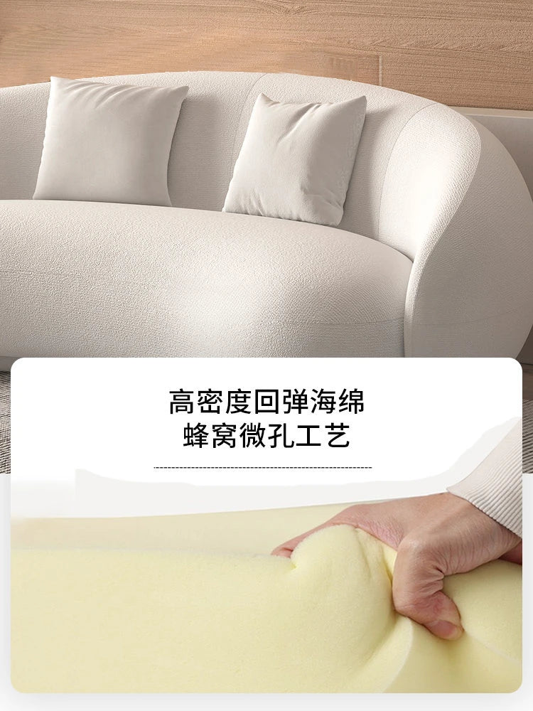 Premium Italian Banana Sofa Minimalist Shaped Sofa Living Room Simple Modern Arc Cashew Sofa