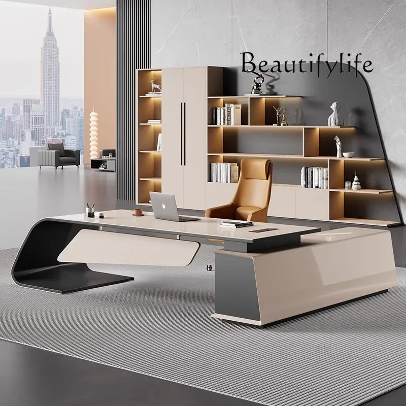 Factory Promotion Computer Desks Work Creativity Creativity Conference Office Desk Reception Secretary  Desk  Unique Designer