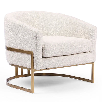 Fauteuil simple moderne pour salon, ensemble de meubles de salon, fauteuil de luxe en velours pour salon