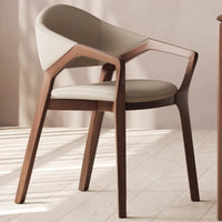 Nordic Simple Chair Solid Wood Italian Lounge Clear Aesthetics Modern Chairs Designer Entrance Minimalist Muebles Furniture
