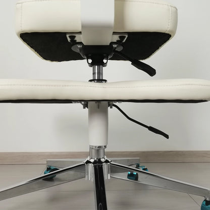 Cross Legged Chair - Meditation Chair With Wheels  ADHD Chair Height Adjustable Seat  Adjustable Footstool