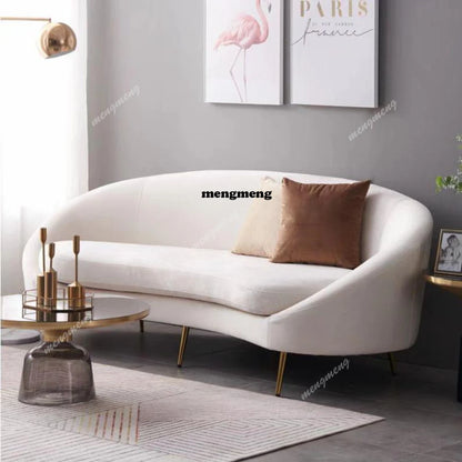 Lazy Luxury Living Room Sofas Modern Designer Curved Nordic Sofas Loveseat Tatami Recliner Mobili Per La Casa Decoration