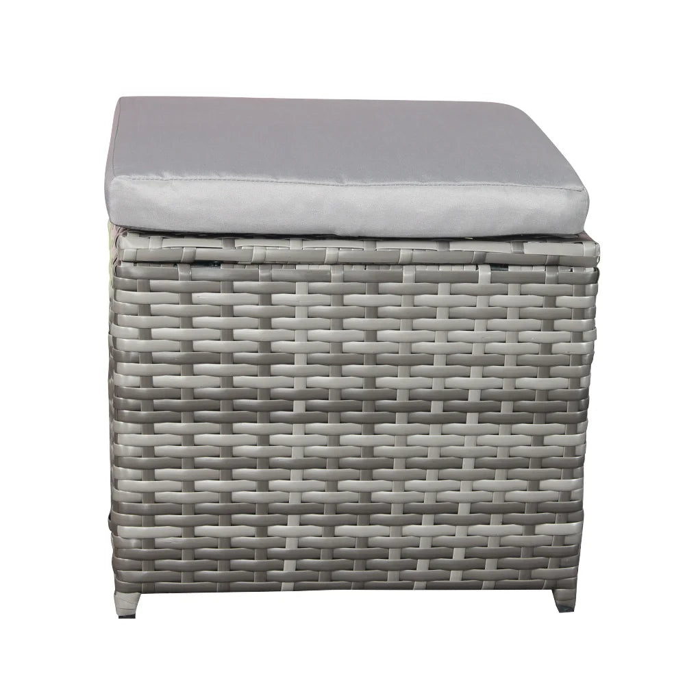 Sailing luxury outdoor rattan sofa outdoor waterproof garden corner sofa fashion wicker garden furniture