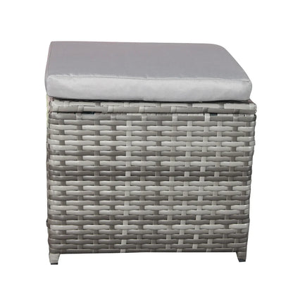 Sailing luxury outdoor rattan sofa outdoor waterproof garden corner sofa fashion wicker garden furniture