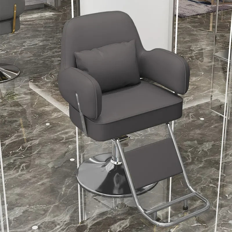 Luxury Barber Chairs Hair Salon Special Liftable Barber Chair Simple Salon Furniture Hairdressing Salon Chairs