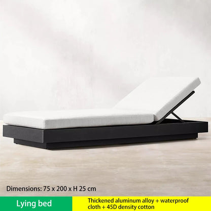 Luxury Outdoor Lounge Set - U-Shaped Sofa for Large Terrace, Pool Parties - Woven Design with Thick Cushions Coffee Table