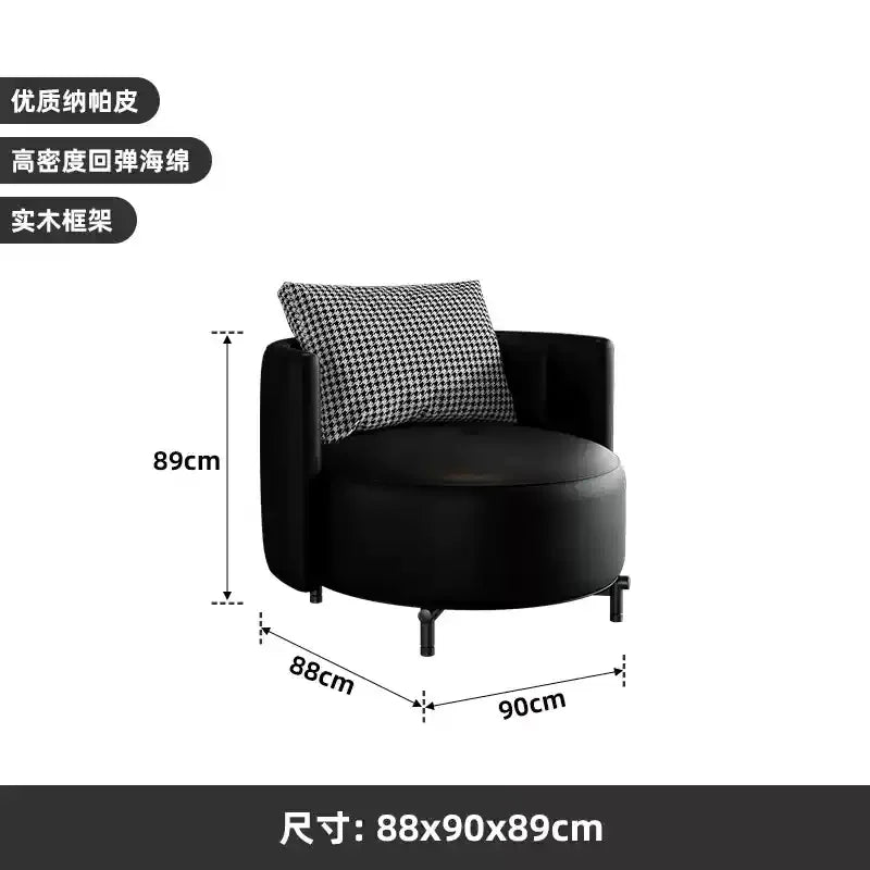 lobby curved sofa light luxury sales office negotiation beauty salon club reception lounge area sofa combination
