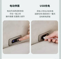 Single-Seat Sofa Stoel Stof Vrijetijdsstoel Woonkamer Licht Luxe Designer Elektrische Functionele Fauteuil