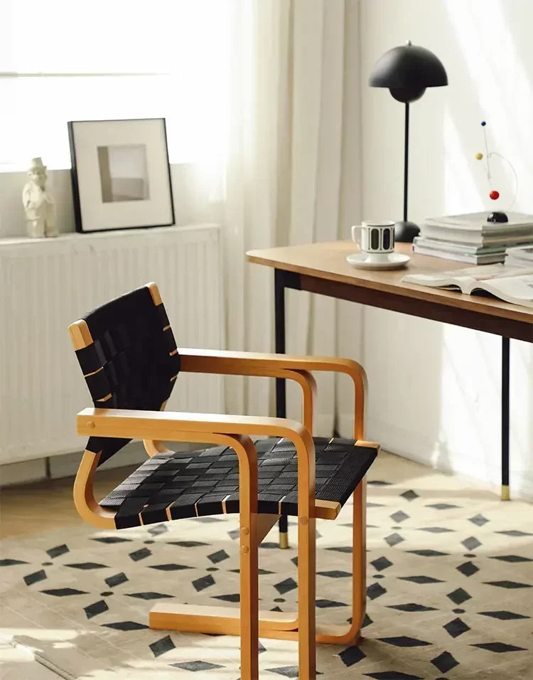 Leisure Chair Home Designer Armrest Dining Chair with Backrest Simple Office Desk Chair