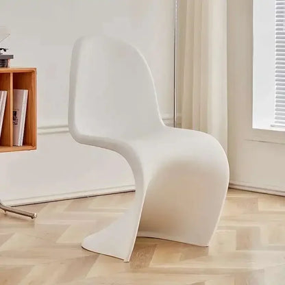 Transparent Plastic Chair Living Room Relax Backrest Waiting Cafe Chair Hotel Acrylic Design Dining Stool Nordic Furniture