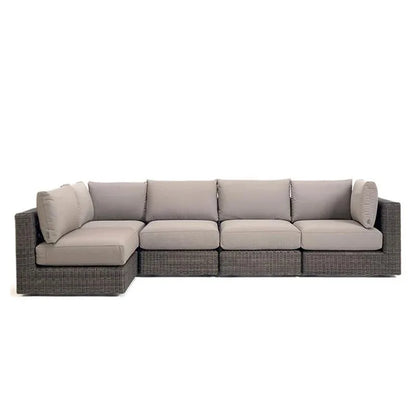 Outdoor rattan sofa combination waterproof and sun protection outdoor leisure courtyard villa balcony terrace sunroom
