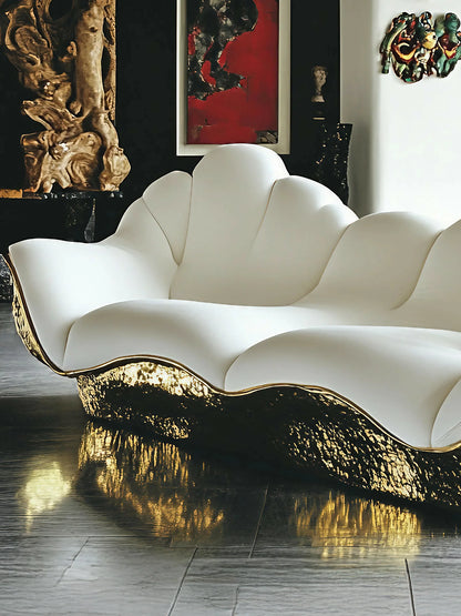 Modern Art Sofa Mansion Light Luxury Aesthetic Furniture High Luxury International Hall A9