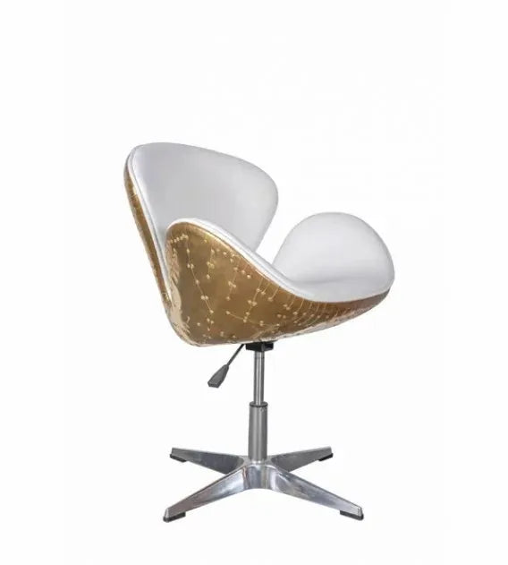 Home Furniture Aviation Vintage Leather Chair Swivel Aviator Bar Chair