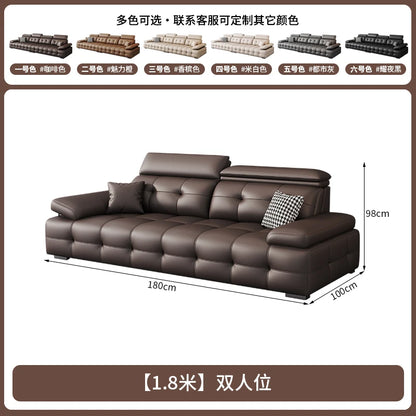 Modern Leather Living Room Sofas Couch Lazy Nordic Luxury Minimalist Living Room Sofas Lounge Designer Muebles Home Furniture