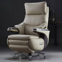 Swivel Beige Office Chair Reclining Adjustable Designer Relaxing Office Chairs Comfortable Wheels Gaming Stuhl Home Furniture