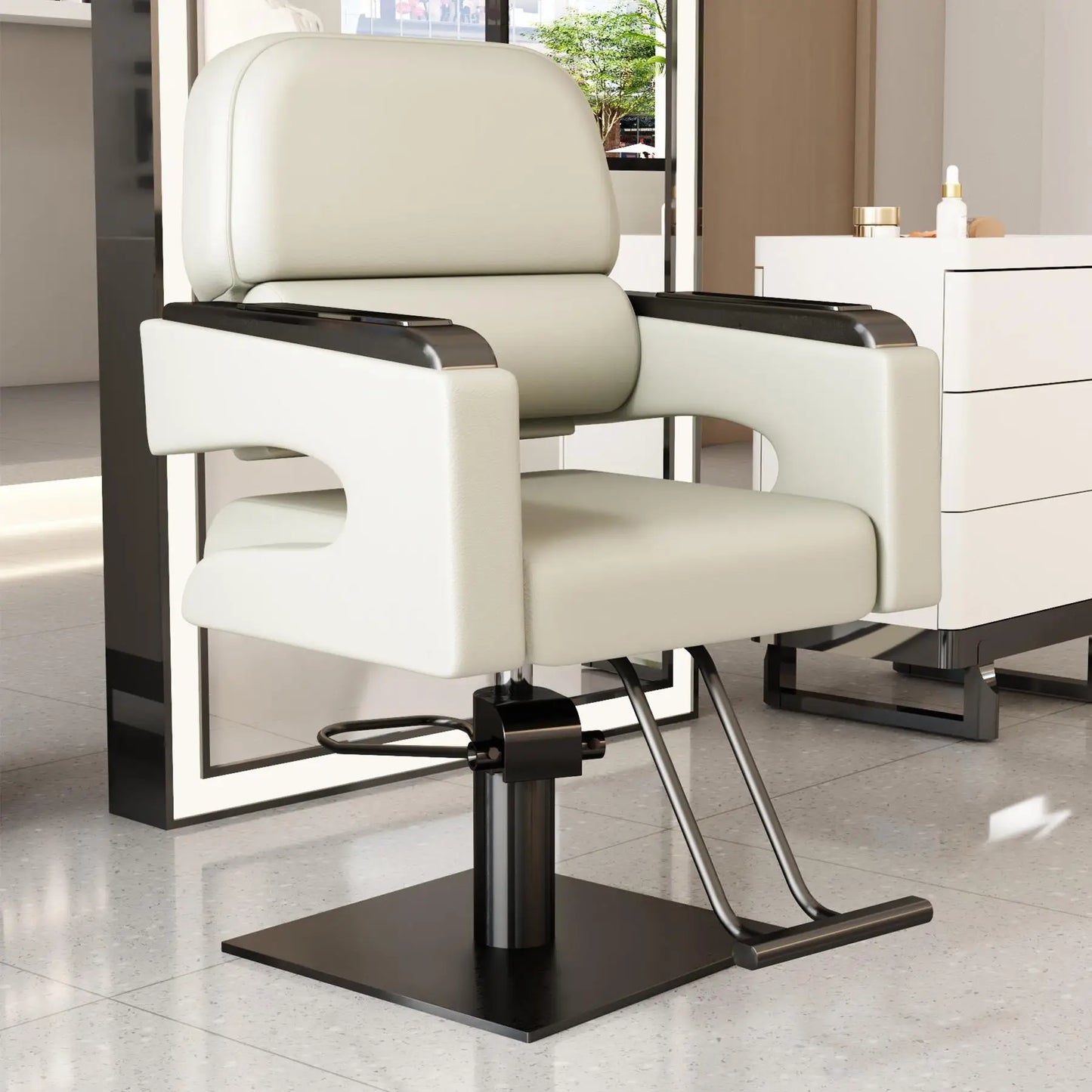 Creative Luxury Barber Chairs Modern Simple Style Minimalist Salon Chairs Space Saving Italian Friseurstuhl Salon Furniture