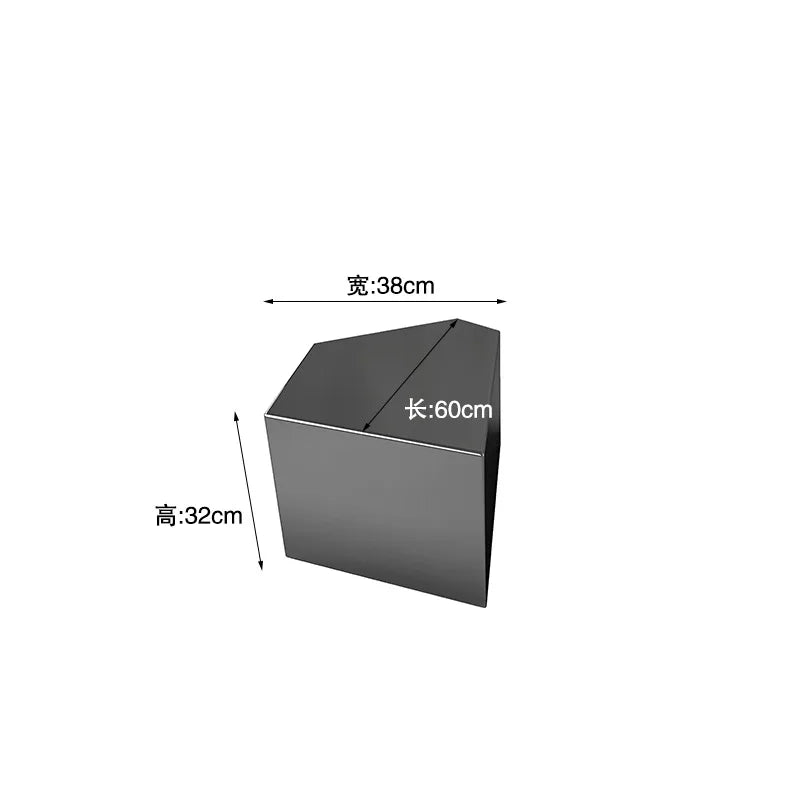 Geometric Special-shaped Creative Light Luxury Home Living Room Modern Simple Italian Stainless Steel Designer New Coffee Table