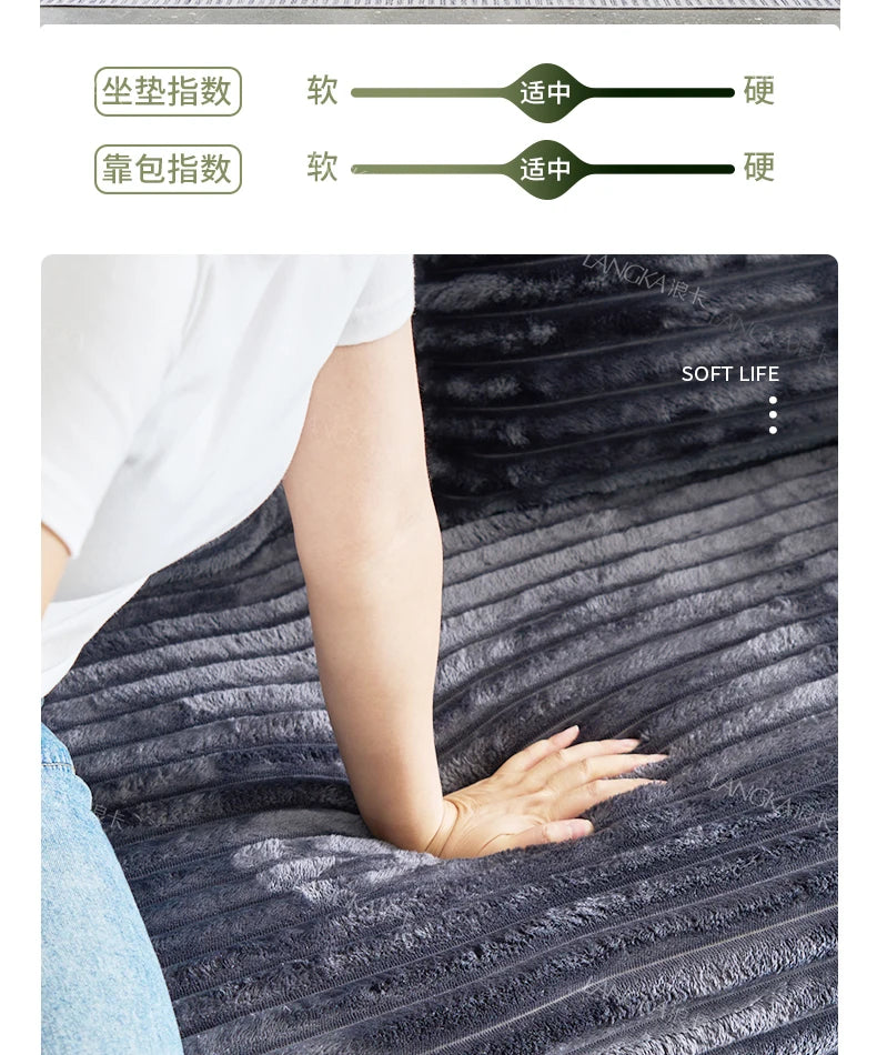 Oversized Boneless Double Lounge Sofa Chair Compressed Sectional Cloud Couch Corduroy L Shape Sofa Bed Couch Divano Da Soggiorno