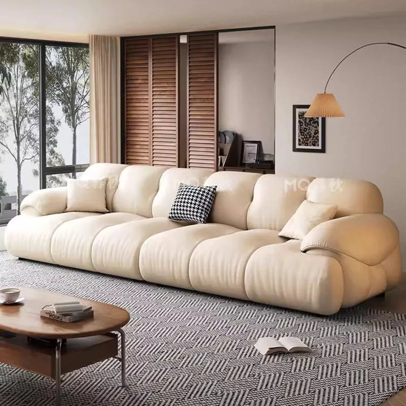 Long Modern Living Room Sofas Interior Fashion Luxury Design European Living Room Sofas Comfortable Sillon Cama Trendy Furniture