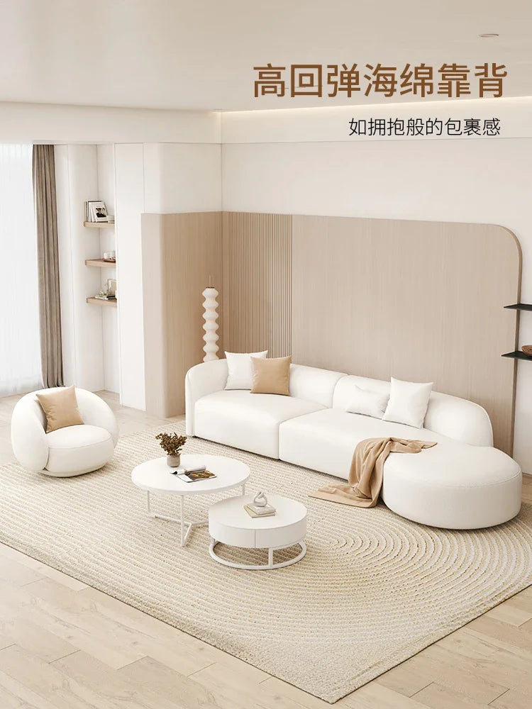 Accent Living Room Sofa Modern Simple Aesthetics Designer Relax Read White Trendy Luxury Adult Muebles Lounge Suite Furniture