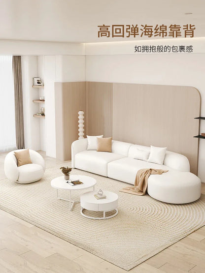 Accent Living Room Sofa Modern Simple Aesthetics Designer Relax Read White Trendy Luxury Adult Muebles Lounge Suite Furniture