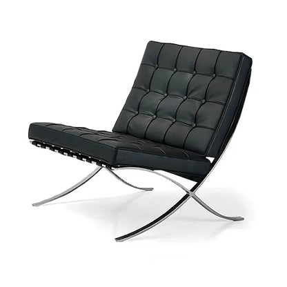 Designer Vintage Barcelona Chair Modern Simple Leather Barclon Italian Personality Single Lounge Chair