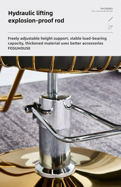 High end, stainless steel, dining chair, single sofa chair designer