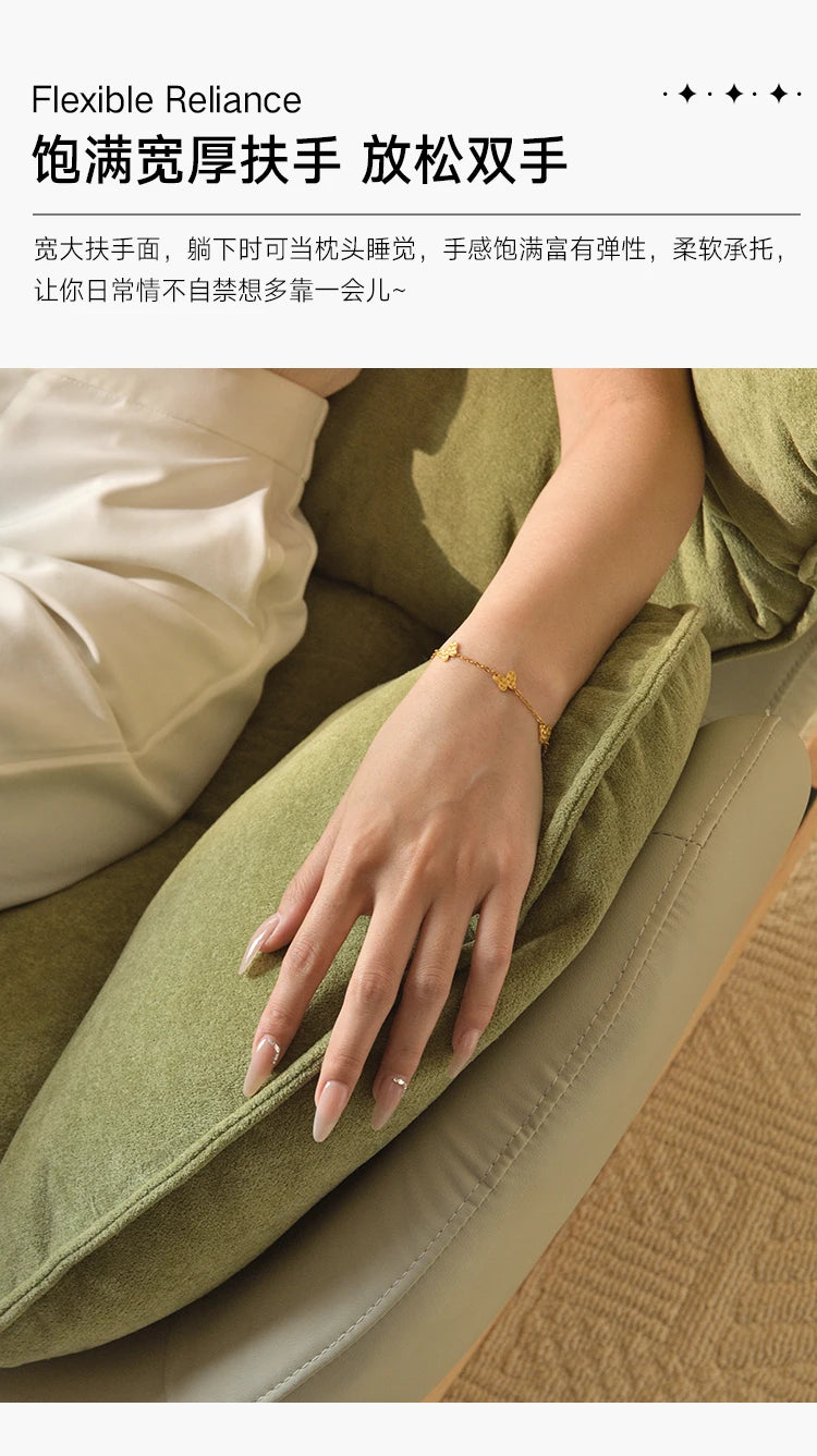 Ergonomic Green Rocking Chairs Living Room Modern Home Furniture Comfortable Meditation Relaxation Muebles Para El Hogar
