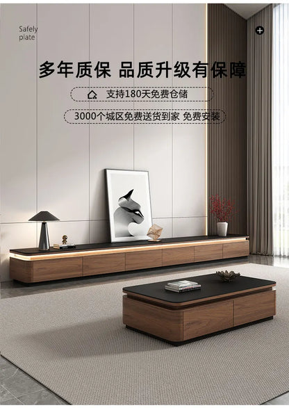 Storage Retro Design Tv Stand Coffee Table Lights Minimalist Floor Tv Stands Home Universal Mueble Para Televisor Furniture