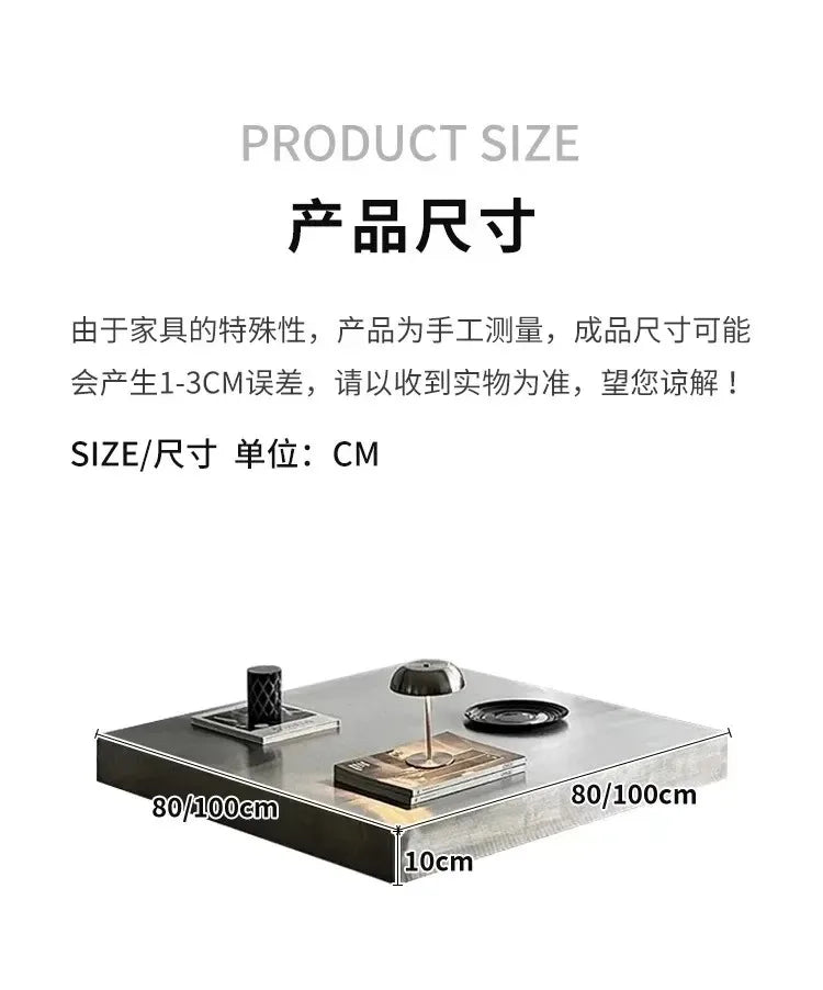 Stainless Steel Side Table Italian Coffee Tables Minimalist Tea Tables Modern Living Room Center Table Luxury Design Furniture