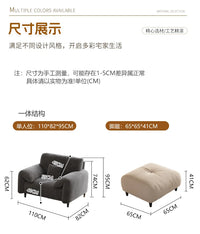 Large  Apartment Sofa Wood Lounge  Puffs Recliner Longer Sofa Modern Designer Luxury Nordic Muebles Para El Hogar Home Furniture
