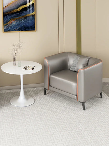 Simple and modern single person sofa sales office negotiation sofa chair hotel beauty