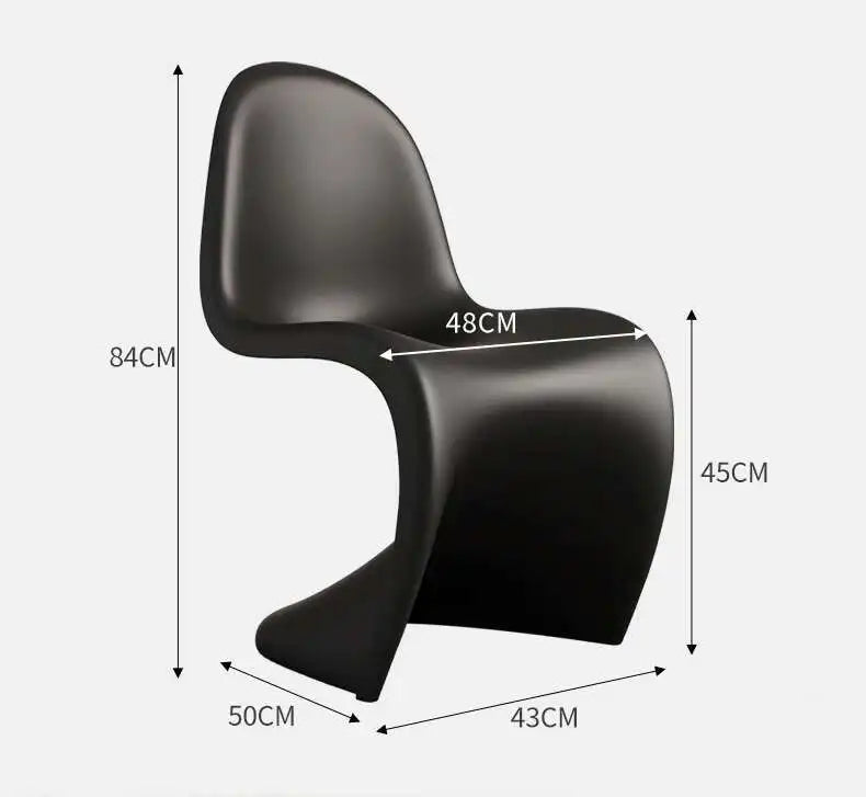 Nordic Plastic Dining Chairs Transparent Lazy Designer Ergonomic Dining Chairs Accent Desk Minimalist Muebles Acrylic Furniture